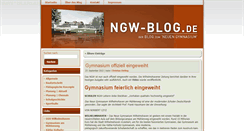 Desktop Screenshot of ngw-blog.de